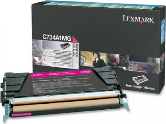 Lasertoner Lexmark C734A1MG Röd 6000 sidor