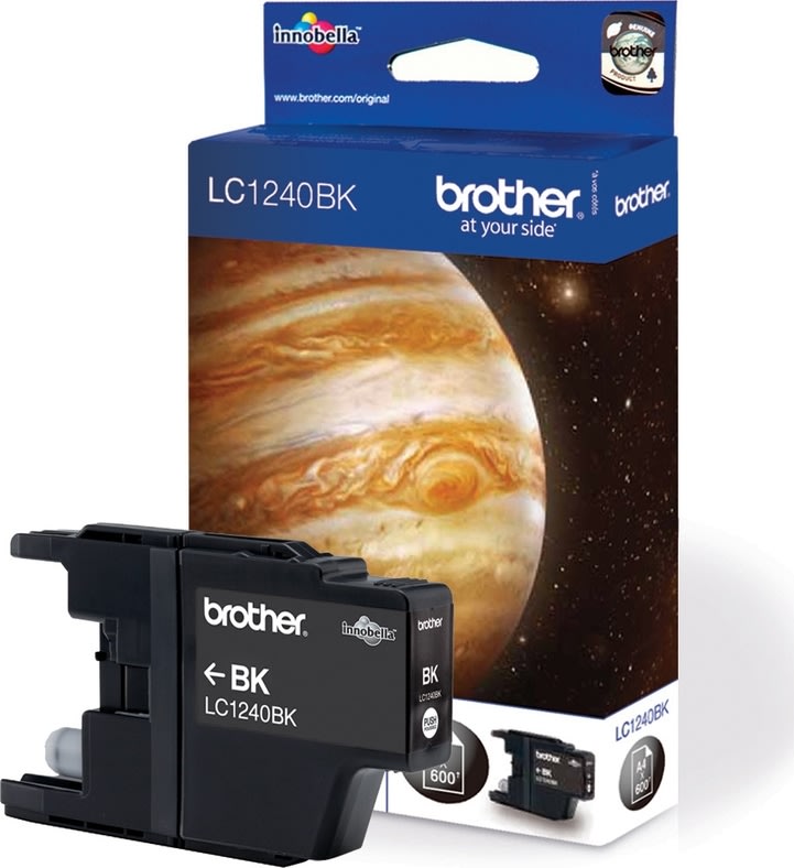 Brother LC1240BK bläckpatron, svart, 600 s