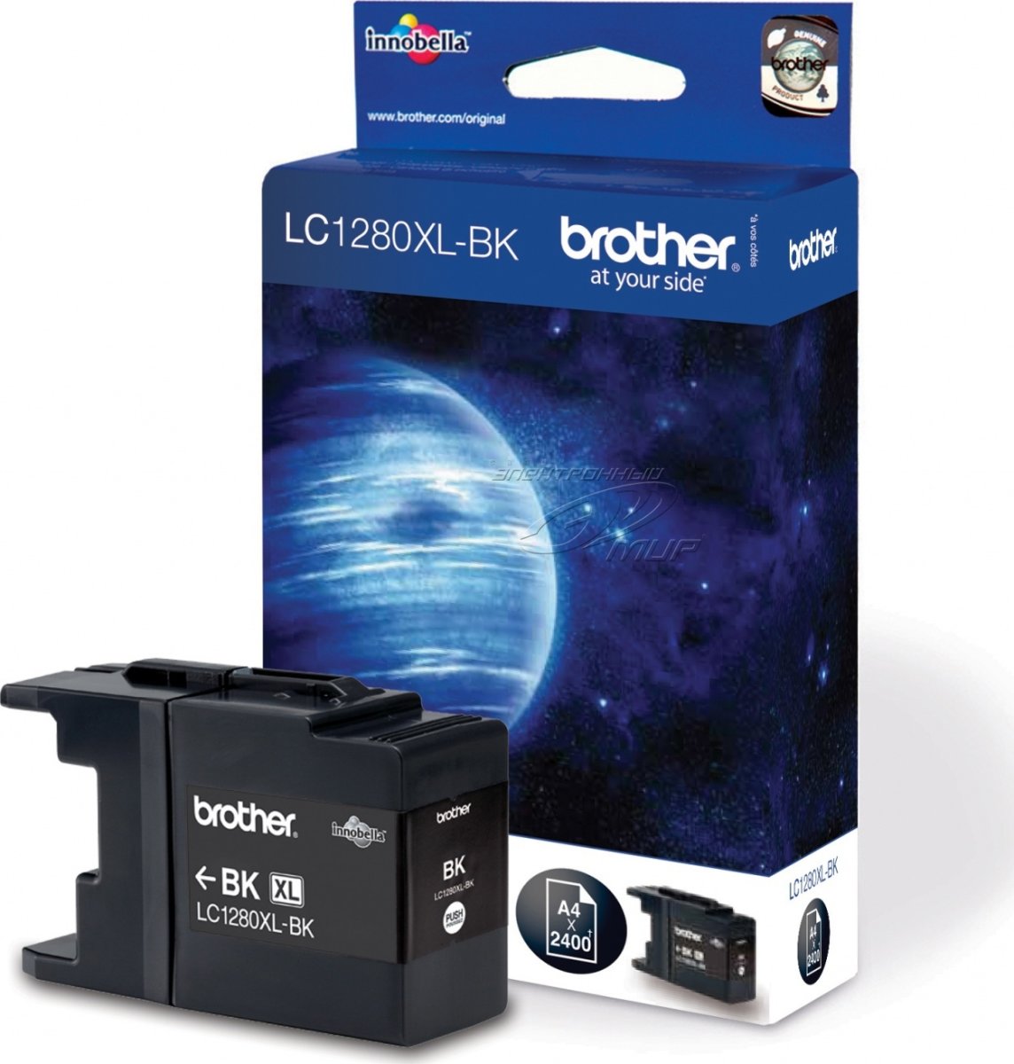 Bläckpatron Brother LC1280XL Svart 2400 sidor