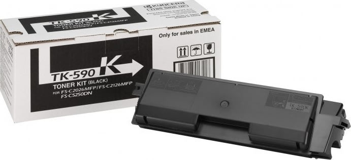 Lasertoner Kyocera TK-590K Svart 7000 sidor