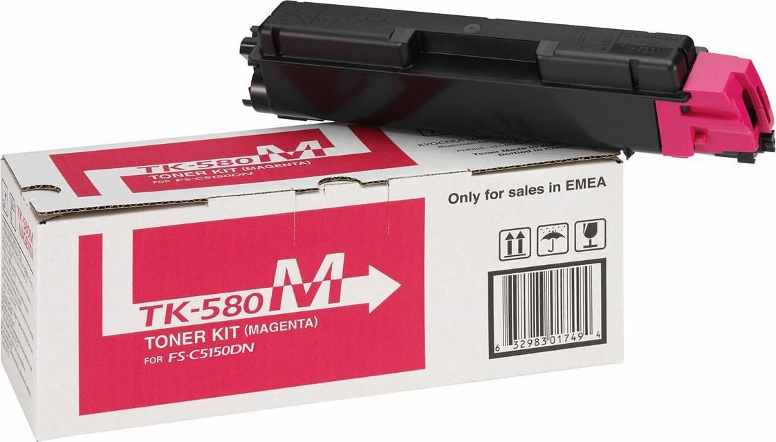 Lasertoner Kyocera TK-590M Röd 5000 sidor
