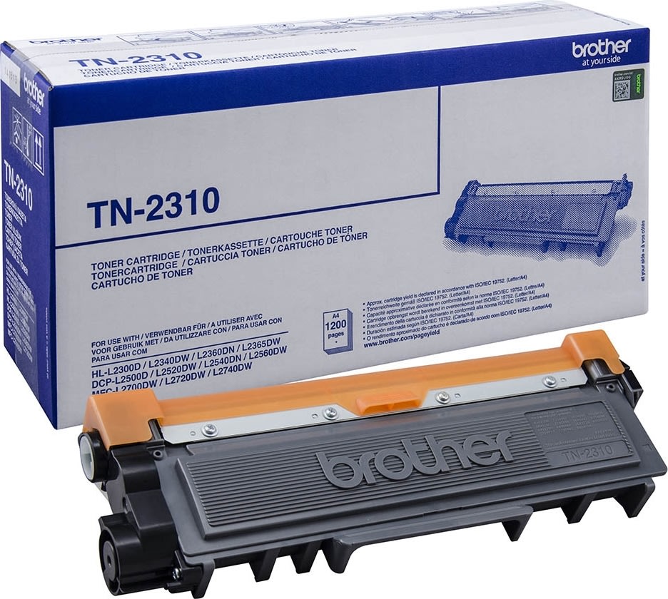 Lasertoner Brother TN2310 Svart 1200 sidor