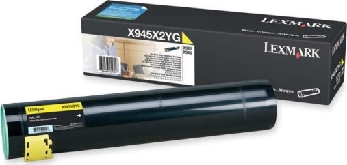Toner Lexmark X945X2YG Gul 22 000 sidor