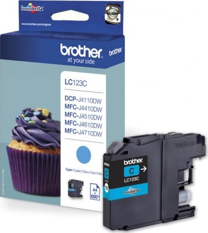 Brother LC123C bläckpatron cyan 600 s