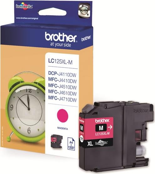 Brother LC125XLM bläckpatron magenta 1200 s