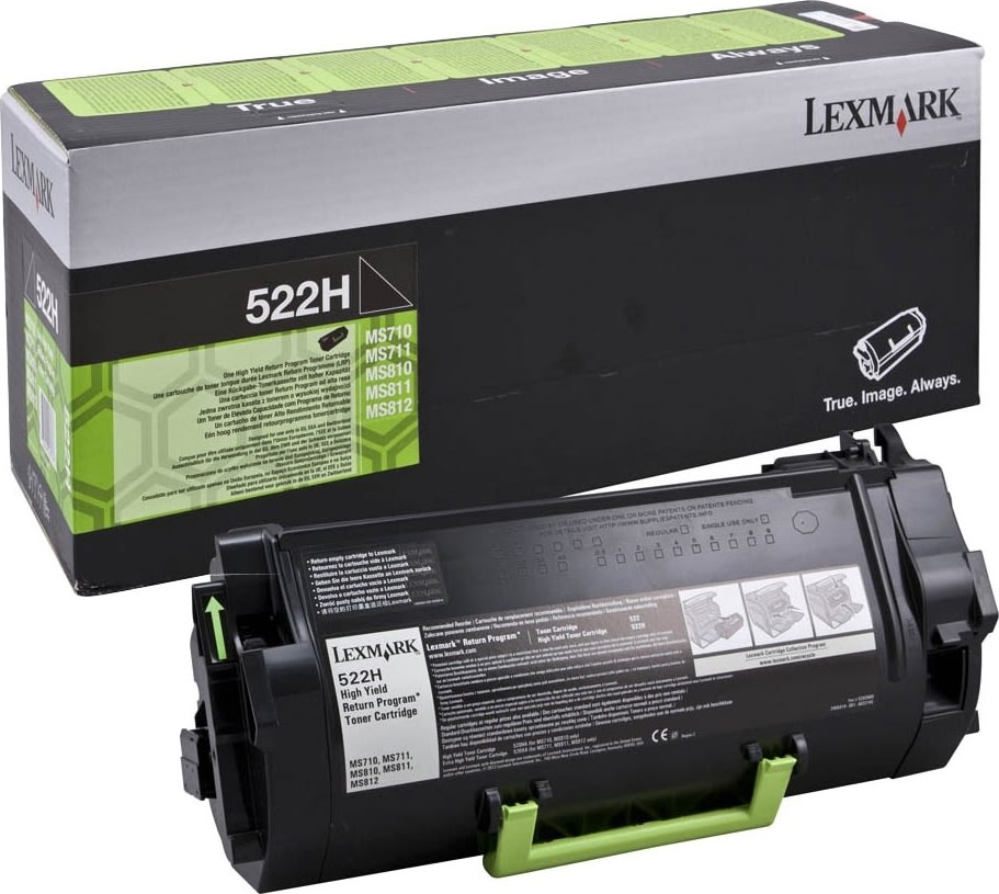 Lexmark LEX52D2H00 522H Svart 25 000 sidor