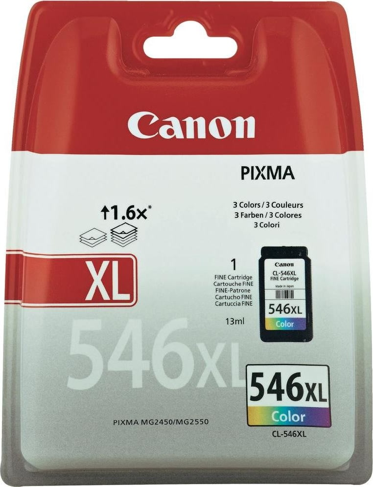 Canon CL-546XL bläckpatroner, multi, 300 sidor