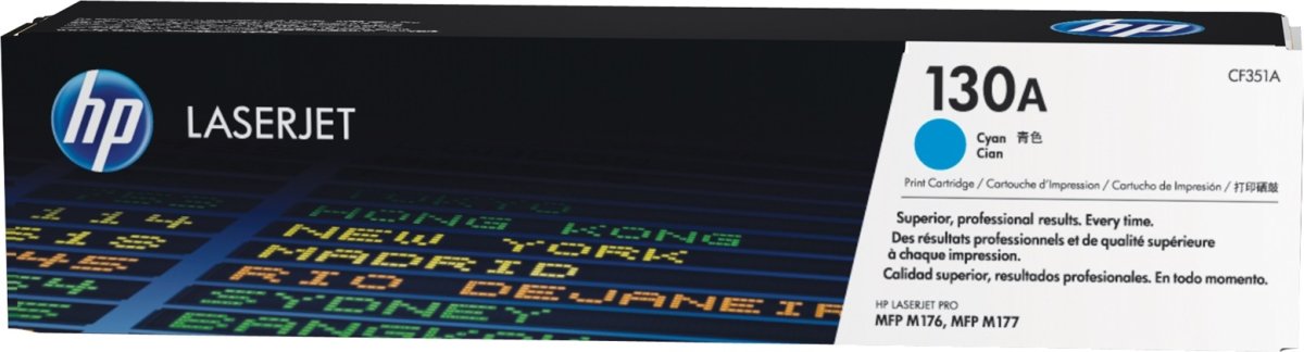 HP 130A/CF351A lasertoner, blå, 1000 s