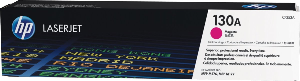HP 130A/CF353A lasertoner, röd, 1000 s