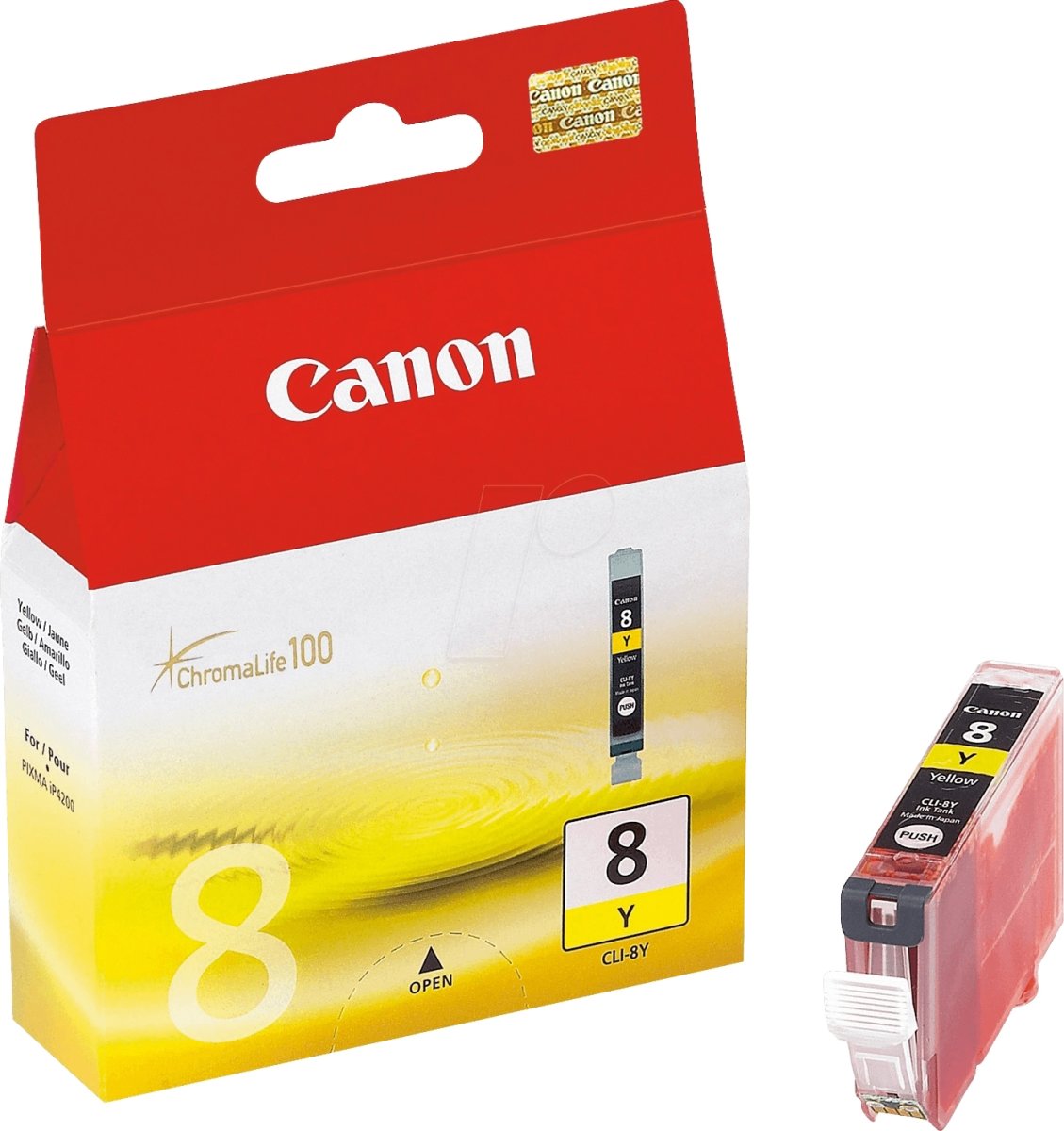 Canon CLI-8Y bläckpatron, gul, 420 s