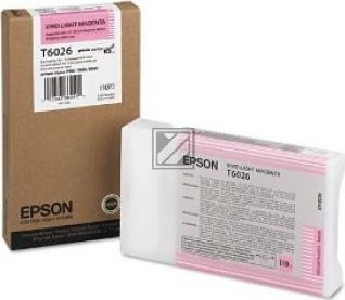 Bläckpatron Epson C13T602600 Ljusröd 110 ml