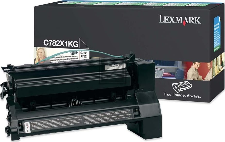 Lasertoner Lexmark C782X1KG Svart 15 000 sidor