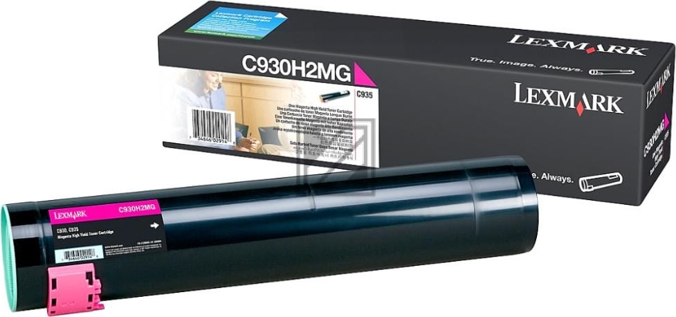 Lasertoner Lexmark C930H2MG Röd 24 000 sidor