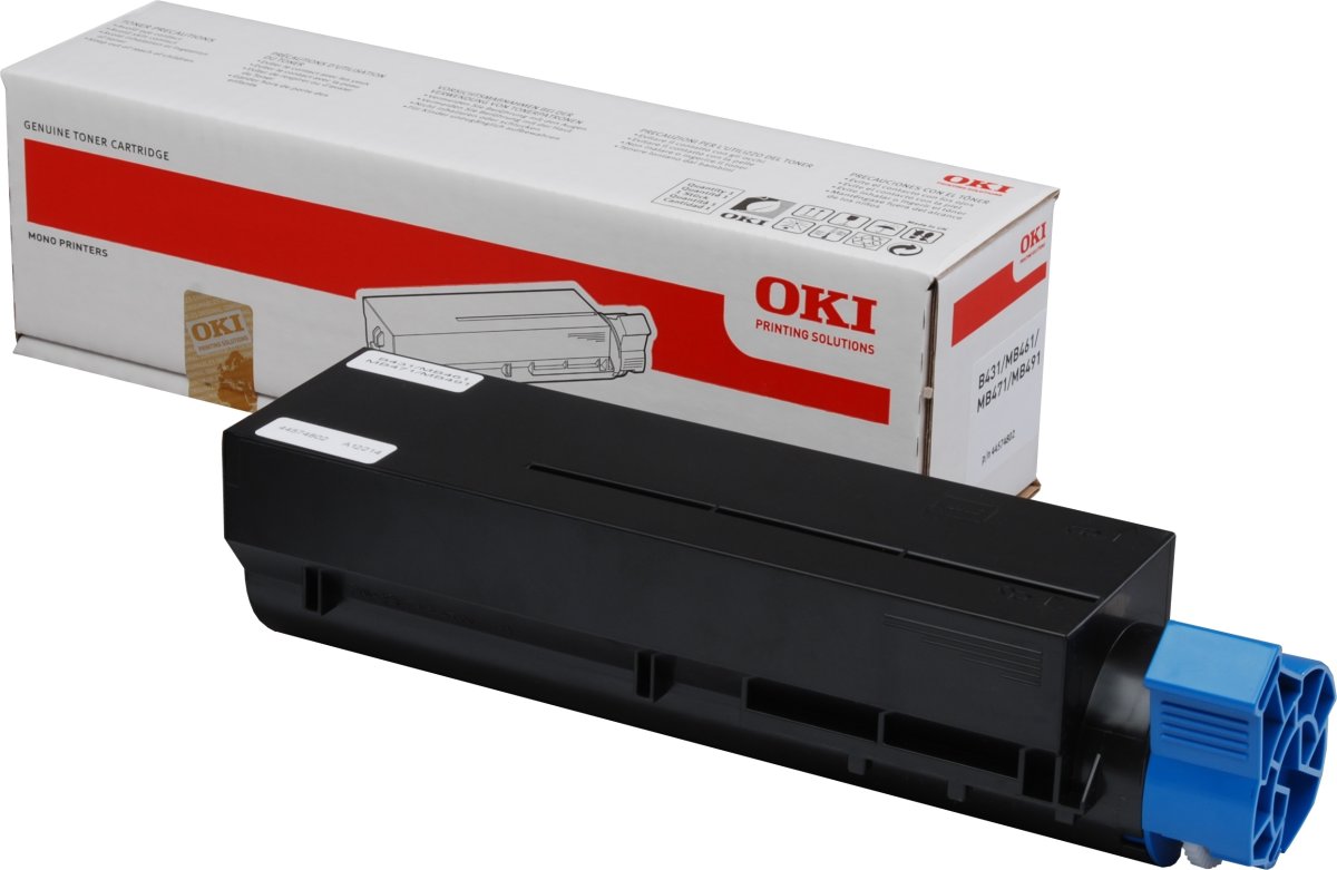 OKI 44574802 lasertoner, sort, 7000s
