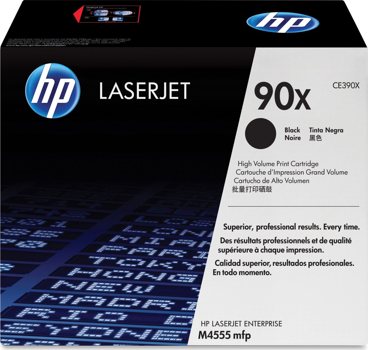 HP nr 90X/CE390X lasertoner, svart, 24 000 s