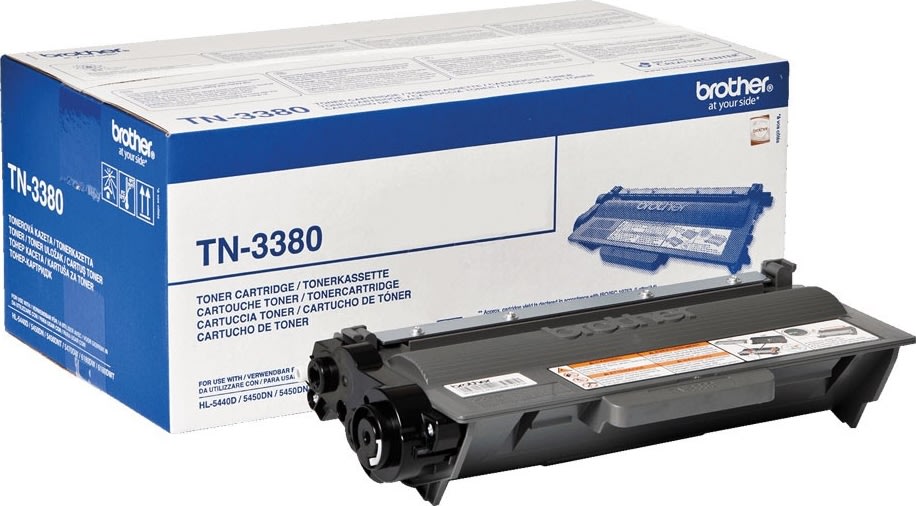 Lasertoner Brother TN3380 Svart 8000 sidor