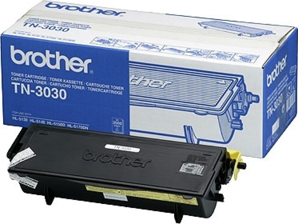 Brother TN3030 lasertoner, svart, 3500s