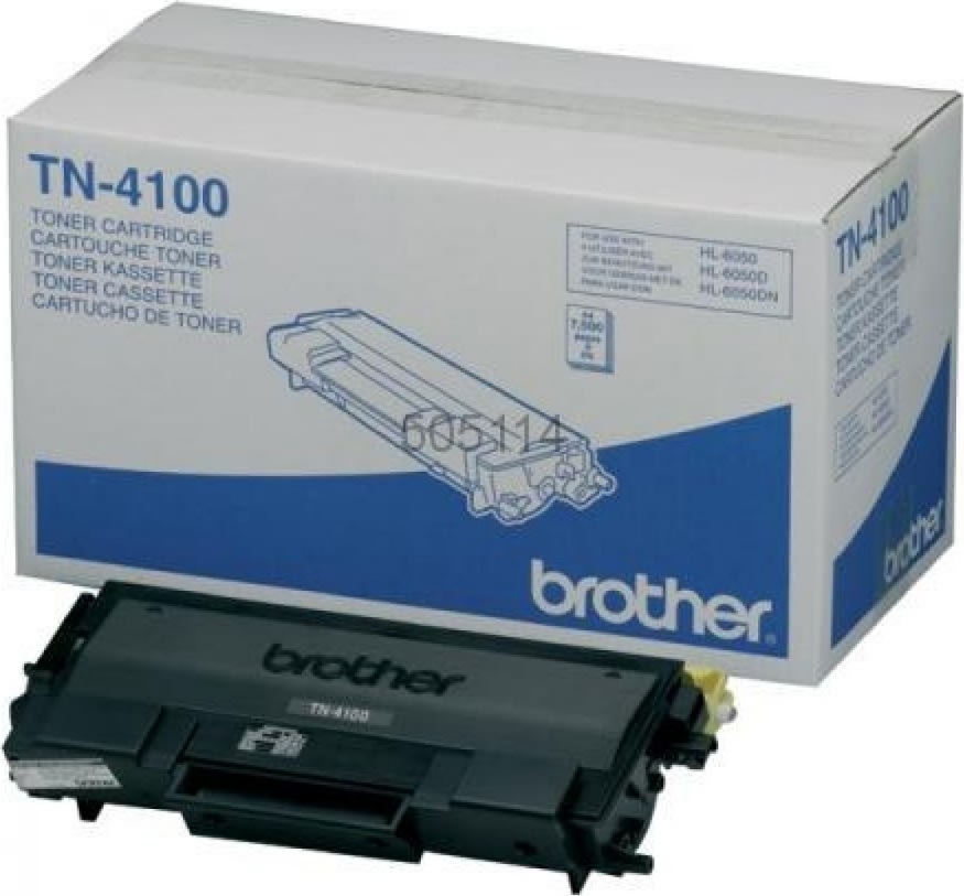 Brother TN4100 lasertoner, svart, 7500s