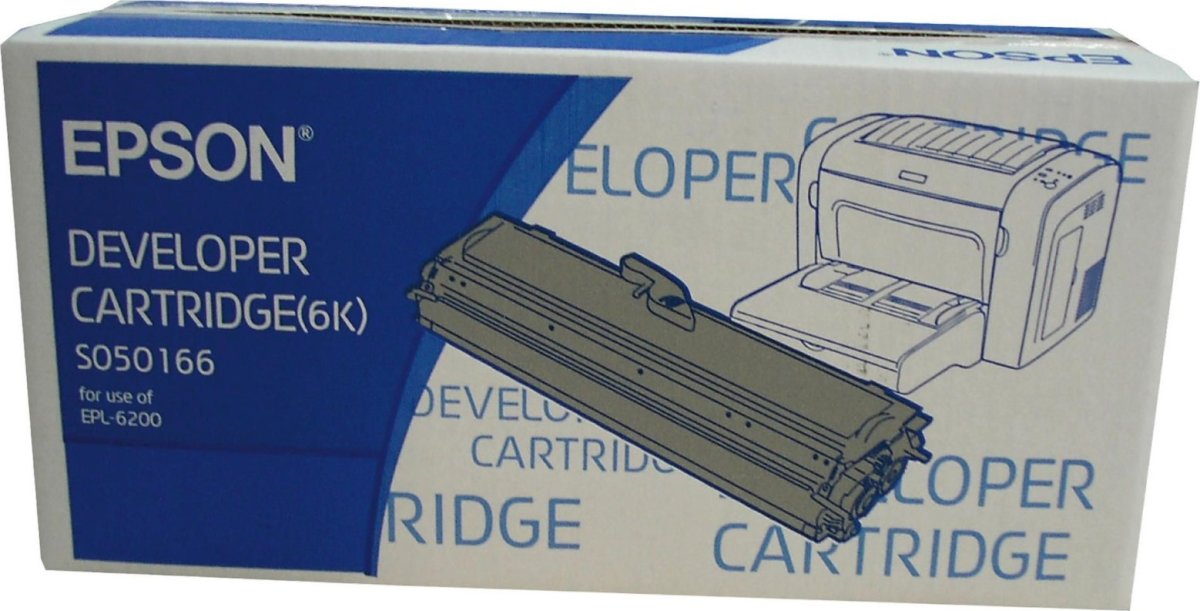 Epson C13S050166 lasertoner, svart, 6000s