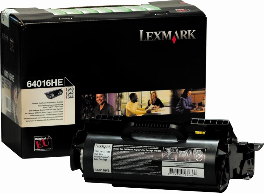 Lasertoner Lexmark 0064016HE Svart 21 000 sidor