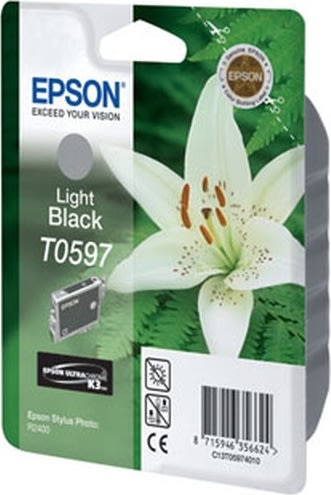 Epson nr.T059/C13T05974010 blækpatron, lys sort, 4