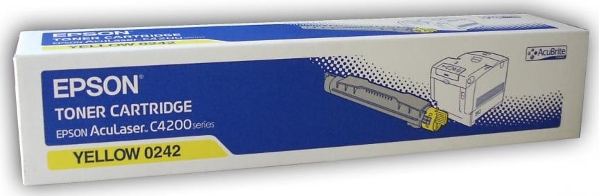 Epson C13S050242 lasertoner, gul, 8500s