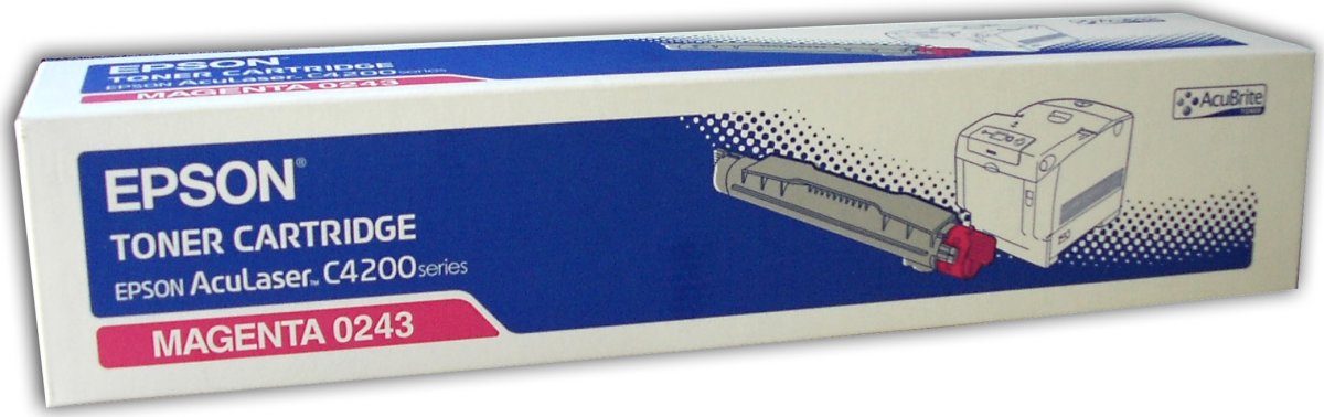 Epson C13S050243 lasertoner, röd, 8500s