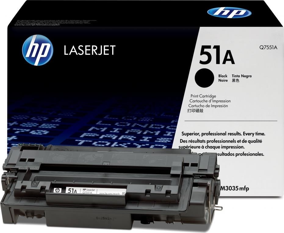 HP nr 51A/Q7551A lasertoner, svart, 6500 s