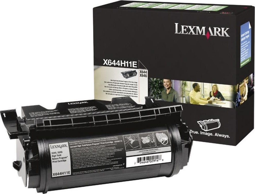 Lexmark 0X644H11E lasertoner, svart, 21000s