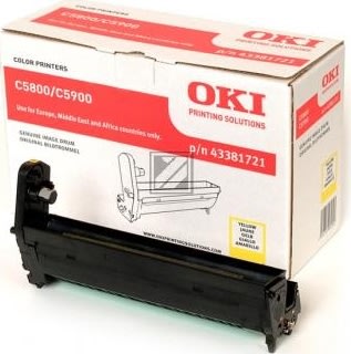 Lasertrumma OKI 43381721 Gul 20 000 sidor