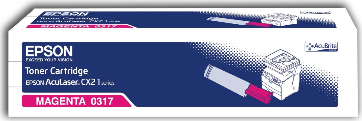 Epson C13S050317 lasertoner, röd, 5000s