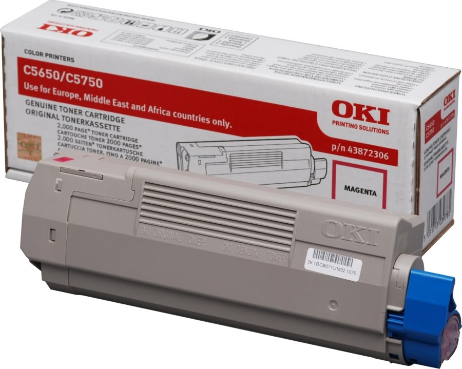 Lasertoner OKI 43865708 Svart 8000 sidor
