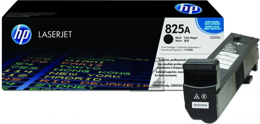 HP 825A/CB390A lasertoner, svart, 19 500 s