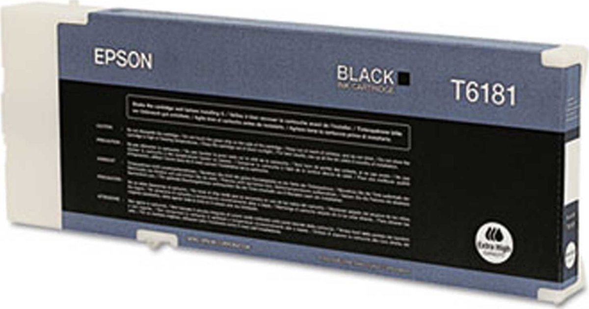 Bläckpatron Epson T6181/C13T618100 Svart 8000s