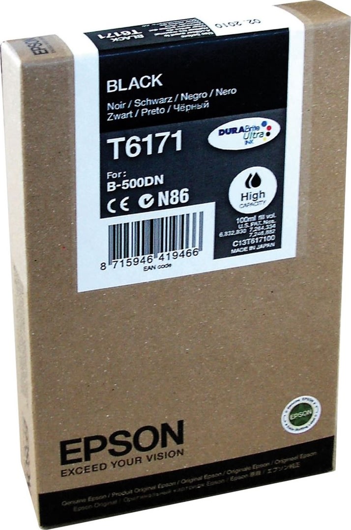 Epson nr T6171/C13T617100 bläckpatron, svart, 4000