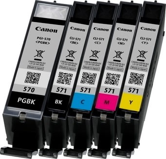 Bläckpatron Canon CLI-571Y Gul 7 ml