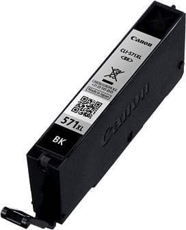 Bläckpatron CLI-571BK XL Svart 11 ml