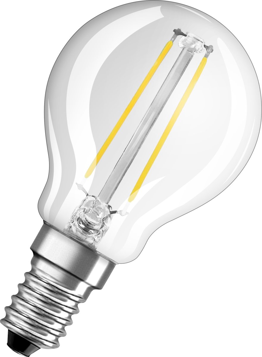 Osram Retro LED Kronljus, klar, E14, 2 W = 25 W