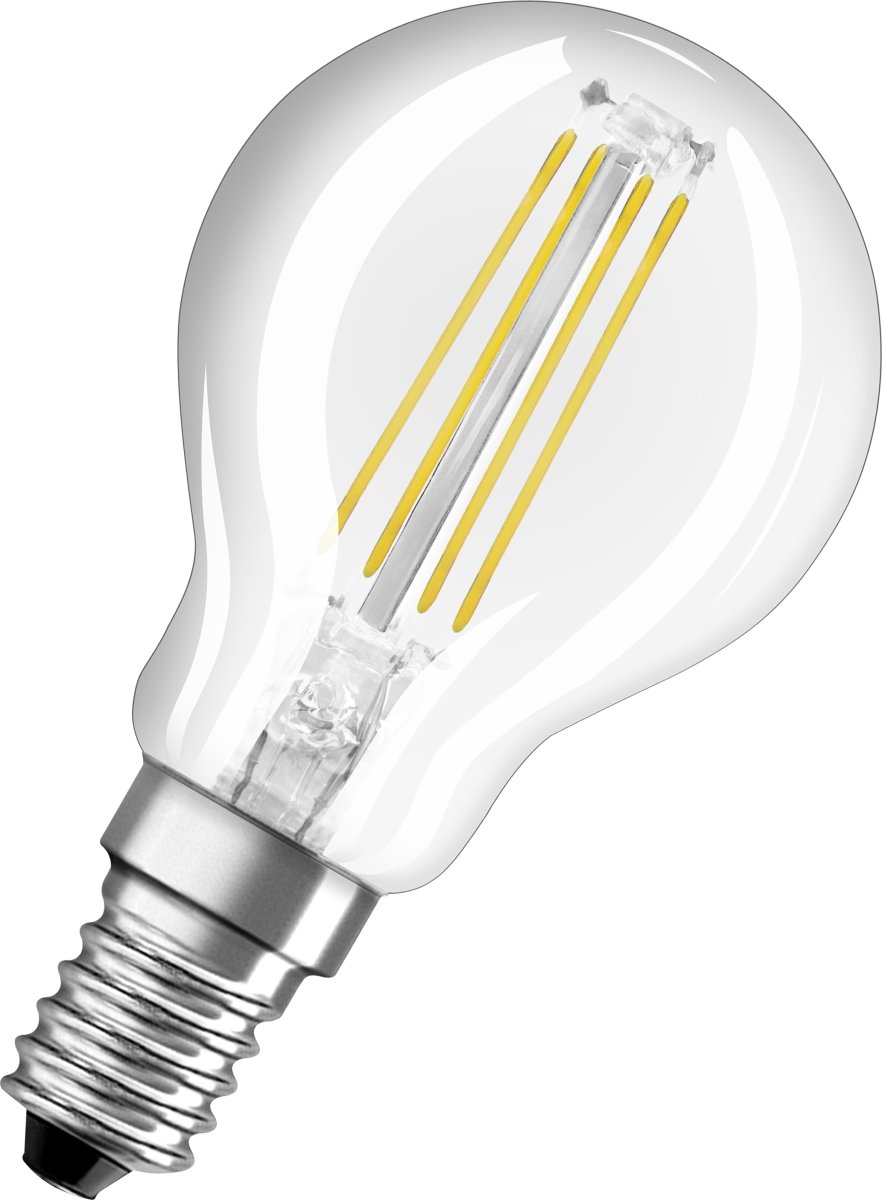 Osram Retro LED Kronljus, klar, E14, 4 W = 4 0W