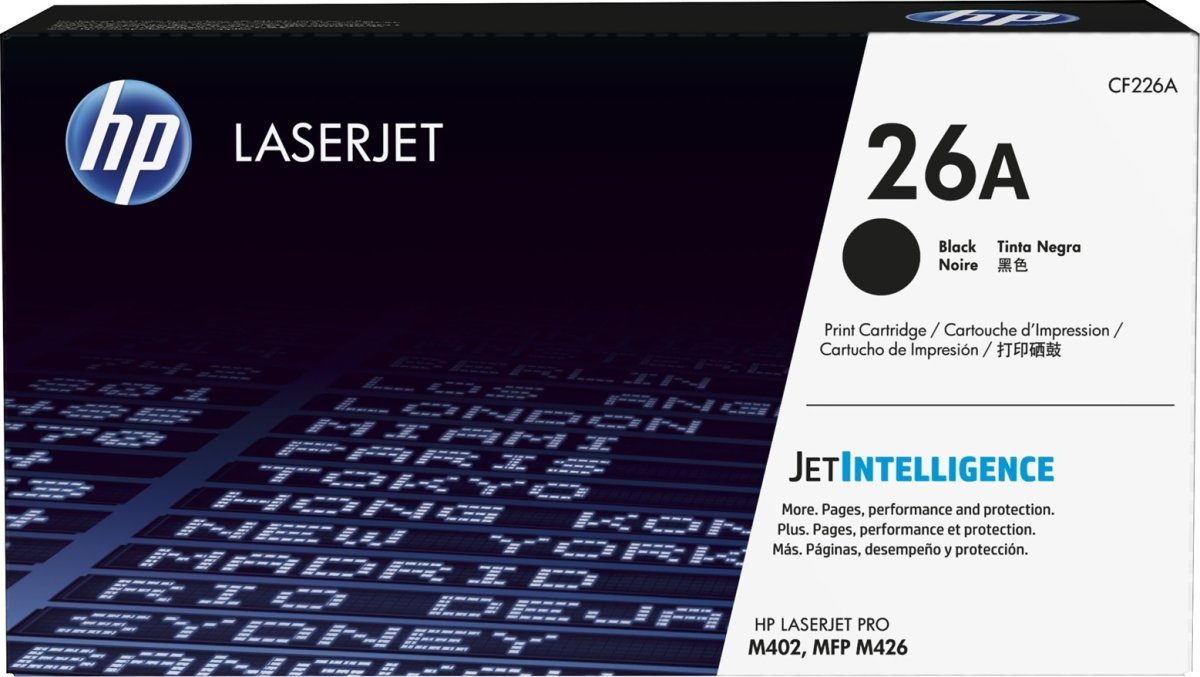HP nr 26A/CF226A Lasertoner, svart, 3100 s