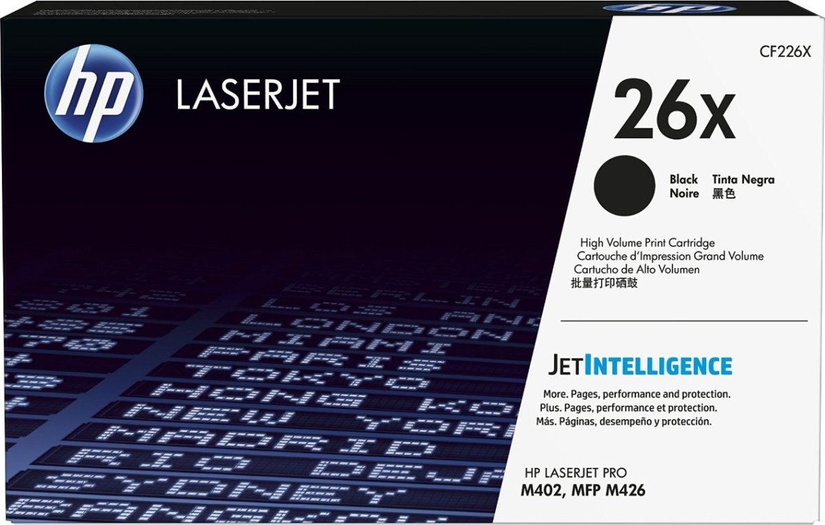 HP nr 26X/CF226X lasertoner, svart, 9000 s