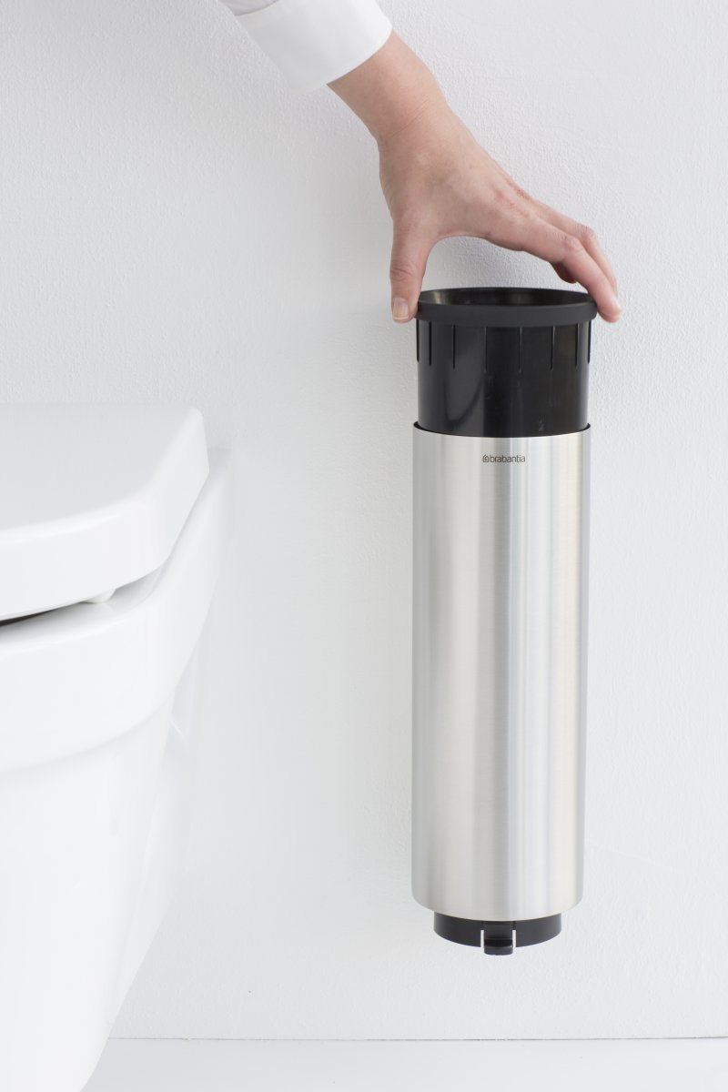 Toalettborste och hållare för vägg Brabantia, Blan