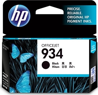 HP nr. 934 blækpatron, sort, 400s.