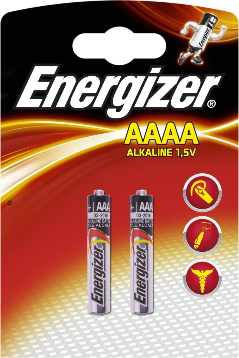 Energizer Battery AAAA/LR61 Ultra+, 2 stk.