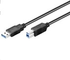 MicroConnect USB-kabel 3.0 A-B, 1 m, M-M