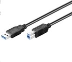 MicroConnect USB kabel 3.0 A-B, 3m, M-M