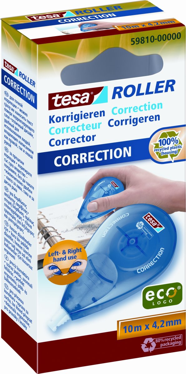 tesa ecoLogo engångs korrigeringsroller