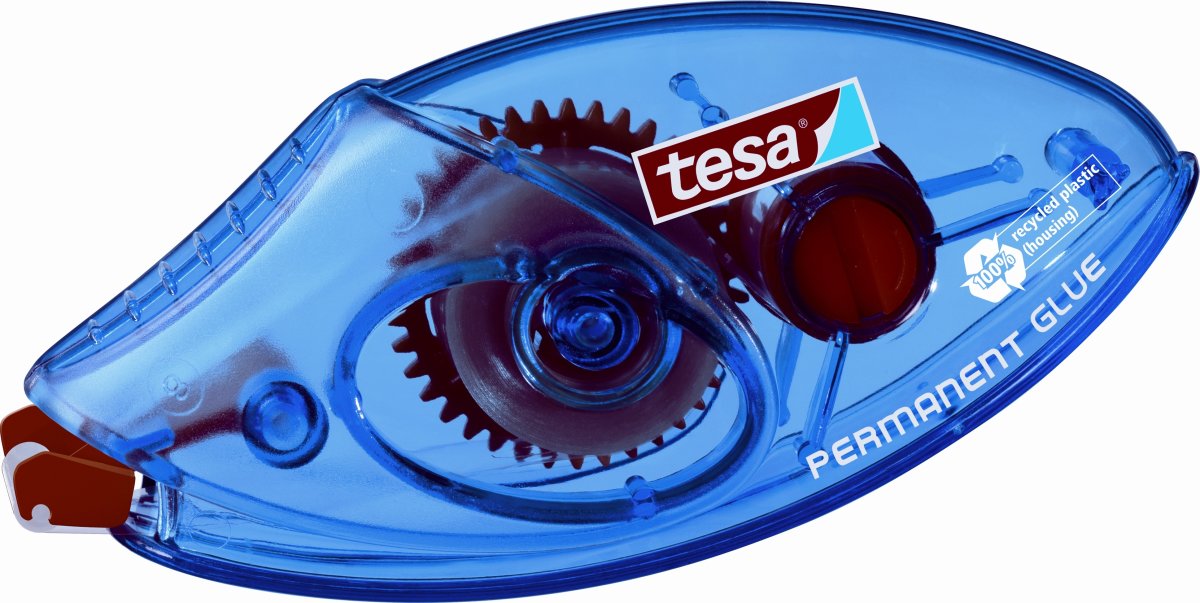 tesa ecoLogo engångsroller med permanent lim, 8,4