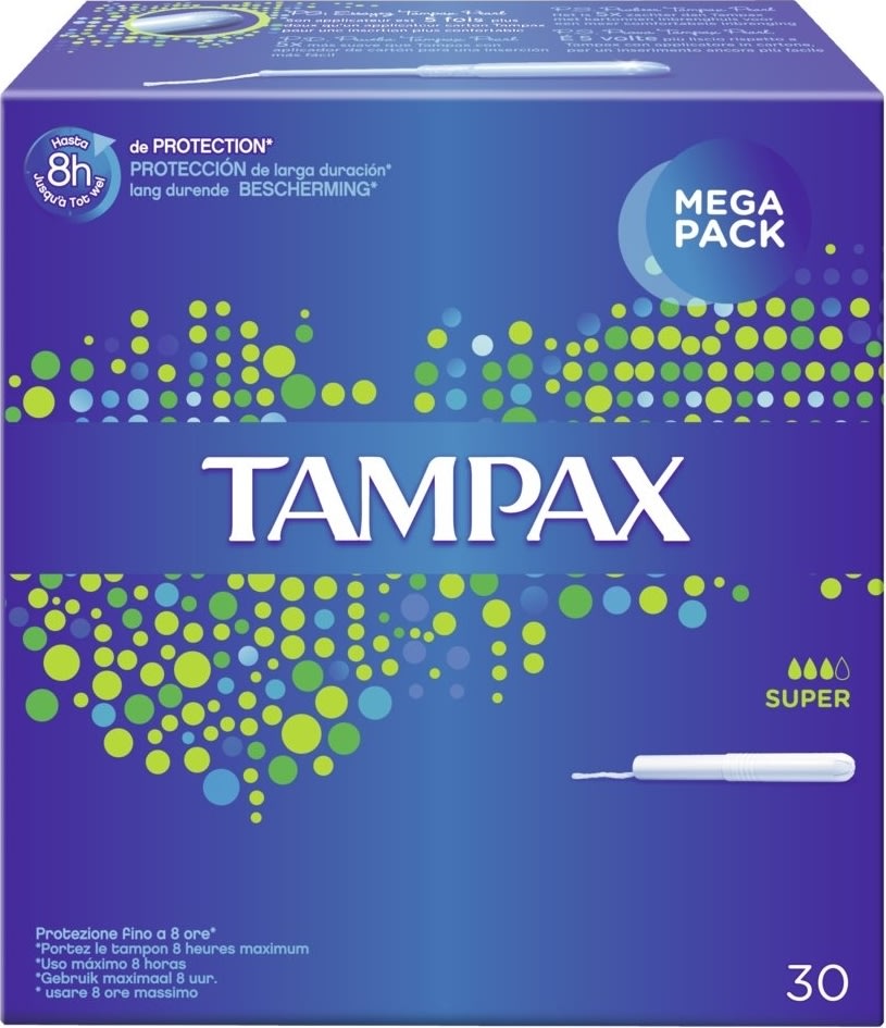 Tampax Super tampong, 30 st.