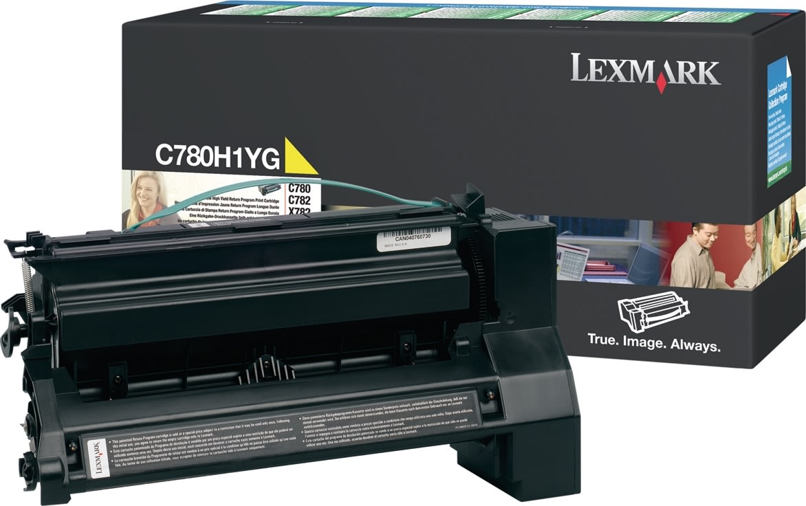 Lasertoner Lexmark C780H1YG Gul 10 000 sidor